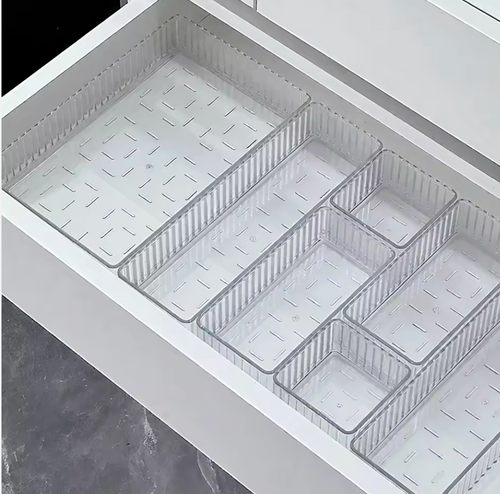 Clear Drawer Organizer Box – Makeup, Kitchen & Vanity Storage | Néa Collection Plus