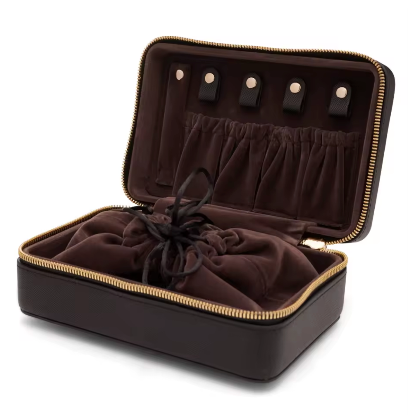 Néa Travel Jewelry Case – Luxury Organizer for Rings, Earrings & Bracelets