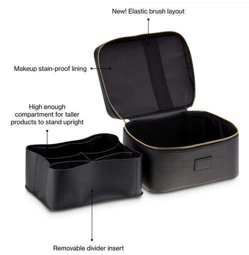 Néa Luxe Makeup Organizer Case – Elegant Cosmetic Storage